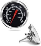 GFTIME Barbecue BBQ 2''Grill Oven Thermometer Stainless Steel Smoke Grill Temp Gauge Replacement Parts