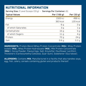 Applied Nutrition Critical Whey Protein Powder, 2kg – White Choco Hazelnut, 24g Protein, BCAAs & Glutamine