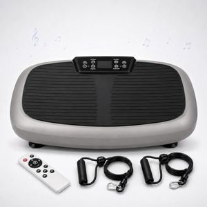 Vibration Plate Exercise Machine with Bluetooth Audio, 400 lb Shaker Plate