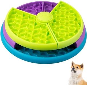 Dog Slow Feeder Bowl,Layers Slow Feeder,Dog Puzzle Toys for Small/Medium/Large Dogs,3 Layers Puzzle Puppy Feeder Reusable,for Distributing Dog Snacks