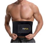 FIT PICK Sweat/ Stomach Belt for Men and Women Non-Tearable, Sauna Belt Waist Trainer for Men and Women