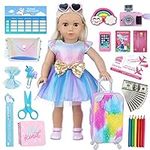 XFEYUE 32 pcs American Doll Clothes
