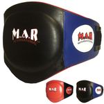 MAR | Heavy Duty Training Body Protector Pad Belly Targets for Muay Thai Boxing MMA Kickboxing & Combat Sports Training Belly Targets Body Shield Belly Guard Striking Shield