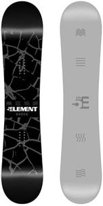 5th Element Shock Snowboard for Men-Freeride-All Mountain, Designed for Beginner and Intermediate Snowboarders with Rocker-Regular and Wide- (145cm)