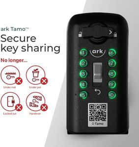 ark Tamo Outdoor Key Safe – Weatherproof Wall Mounted Security Box