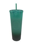 Starbucks Green Gradient Studded Tumbler Fall Winter Holiday 2022 (24 oz - Venti)