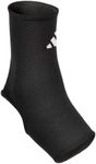 adidas Ankle Support Sleeve - Ankle Sleeve for Training, Competitions, and Support - Ergonomic Design, Durable Elastic Nylon Trim, Breathable Material - For all Fitness Levels - Black, Medium