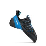 SCARPA Instinct VSR Rock Climbing Shoes for Sport Climbing and Bouldering, Black/Azure, 9.5 Women/8.5 Men