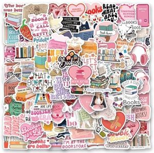 120PCS Kindle Book Stickers, Book Sticker Pack for IPAD, e-Book Reader, Laptop, Cute Booktok Vinyl Stickers, Bookish Book Lover Gift Skin Accessories