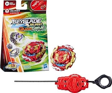 Beyblade Burst QuadDrive Astral Spryzen S7 Spinning Top Starter Pack - Balance/Attack Type Battling Game with Launcher, Toy for Kids