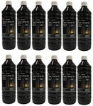 12 x Clear Lamp Lantern Oil Refined