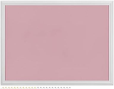 Navaris Tablero Colgante para Fotos - Cartelera de Pared de Terciopelo para Colgar Joyas y Notas - con 24x chincheta y Marco de Madera - 60 x 45 cm
