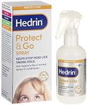 Hedrin Protect & Go Leave-In Spray, Easy, No Fuss Nit Protection Treatment, Clinically Tested, Suitable for Adults & Children, 1 x 120ml (5 x 24ml Treatments)