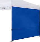 COOSHADE SunWall for 10x10 Pop up Canopy Tent, 1 Pack Sidewall Only (Blue)