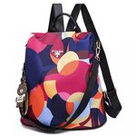 TYPIFY Trending Oxford Modern Antitheft Women's Girls Trendy College Bag Travel Standard Backpack Gift For Her (Multicolor), Medium