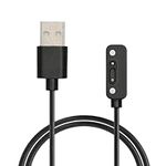 kwmobile USB Cable Charger Compatible with Xplora X6 Play Cable - Charging Chord for Smart Watch - Black