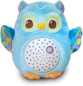 VTech - Proyector de peluche Búho estrellitas, Luz nocturna, Música y sonidos relajantes para calmar a tu bebé, Juguete bebés recién nacido, Versión ESP