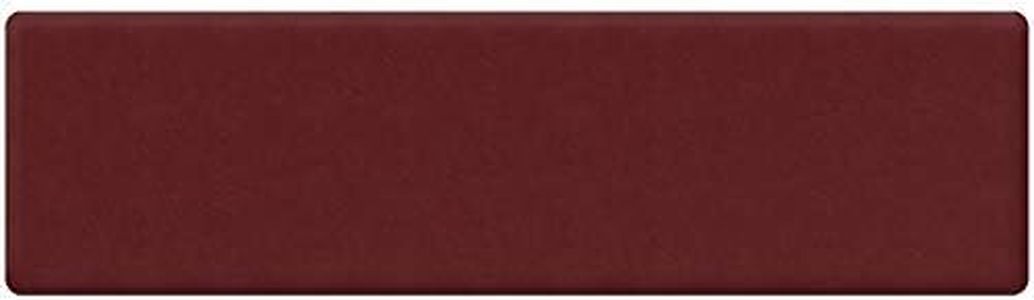 NewLife by GelPro Anti Fatigue Nonslip Mat: Hard Floor Utility Mats for Garage, Patio and Kitchen - 20" x 72" x .5" - Leather Grain Cranberry