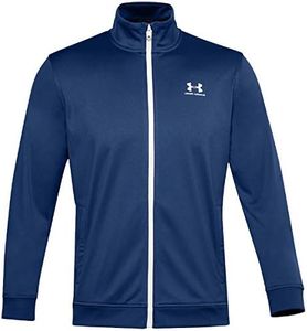 Under Armour Uomo Sportstyle Tricot Jacket Cerniera, Felpa Not Applicable, American Blue (449)/Onyx White, S