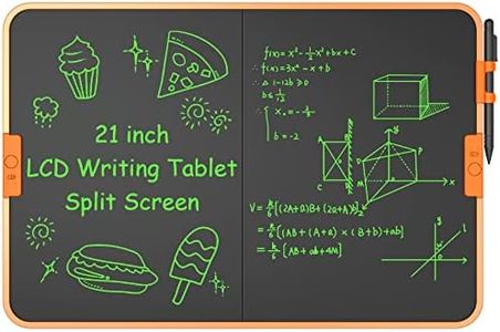 GIGART Split Screen LCD Writing Tablet, 21 Inches Erasable Doodle Board Drawing Tablet for Kids Adults, Reusable Large Doodle Pad Drawing Pad, Educational Toys Gifts for 3-12 Year Old Boys Girls