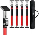 3-H Cabinet Jacks for Installing Cabinets 4 Pack, Thickened All-Steel Adjustable Support Pole, Extends 15.7-27.5 Inch,165 lbs Capacity, Heavy-Duty Third Hand Tool with Dual Safety Lock,Red