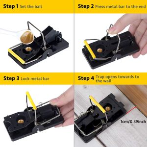 Trisiki Mouse Trap Set – 6 Pack Reusable Rodent Snap Traps