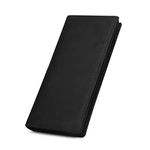 Kattee Men's Vintage Genuine Leather Long Wallet for Checkbook Credit Cards Holds Up to 11 Cards