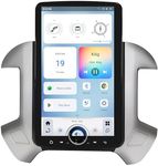 LINKSWELL 15.6" XL T-Style Screen Upgrade for Silverado & Sierra 2014-2019, Android Car Stereo with Wireless CarPlay & Android Auto, “X” Knob Control,Dual WiFi,16 Band EQ, Plug & Play