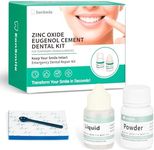 Tooth Repair Kit,Zinc Oxide Eugenol - Dental Cement,Cavity Filler for Teeth,for Crowns & Bridges Filling,Dental Glue, Improves Smile