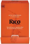 D'Addario Rico Alto Saxophone Reeds, Strength 2, Pack of 50