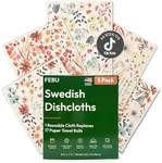 FEBU Swedish Dishcloths for Kitchen