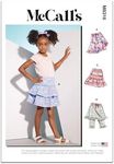 McCall's M8316A Children's Skorts A (2-3-4-5-6)