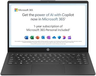 HP 14” Laptop | AMD Athlon Silver 7120U Processor | 4GB RAM | 128GB SSD | AMD Radeon 610M Graphics | HD Display | 12.5 hrs battery | Microsoft 365 Personal 12 month included | Windows 11 | 14-em0000sa