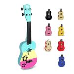 CB SKY Soprano Ukulele Hawaiian Guitar Musical Instrument for Students Beginners Kids Students, 21 Inch Ukulele Toy for Kids Starter Gift