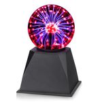 CGBOOM Plasma Ball 4 Inch, Touch and Sound Sensitive Plasma Lamp, Science Kits for Kids, Great Educational Boys Toys Gift, Cool Things for Decoration, Magic Night Light