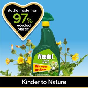 Weedol Lawn Weedkiller 800ml – Liquid Concentrate for Lawns