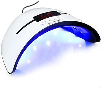 LKE UV Lampe für Gelnägel, 36W Nageltrockner mit Tragbarer USB-Ladefunktion, 30/60/90s Timing-Funktion, LCD-Display und Infrarotsensor, Led nagellampe ist für alle Gele Geeignet
