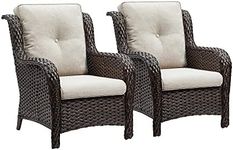 Rilyson Outdoor Wicker Patio Chairs