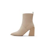 ALDO Women's Bethanny Ankle Boot, Bone, 6.5