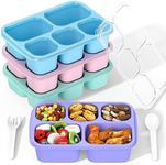 Bento Box Adult Lunch Box - 4 Pack,