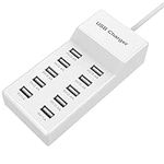 10-Port USB Wall Charger Station wi