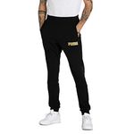 Puma Men's Regular Track Pants (670851_Cotton Black