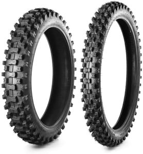 MaxAuto Front 80/100x21 & Rear 110/90x19 for Dirt Bike Tire, Replacement Motocross Off-road Tire for All Dirt Pit Bikes