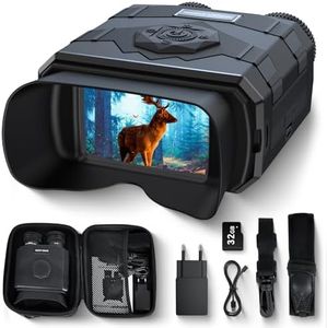Anyork Rechargeable Night Vision Goggles - 1080P Night Vision Binoculars for Adults, 3.5'' Large Screen Binoculars can Save Photo and Video with 32GB Memory Card …