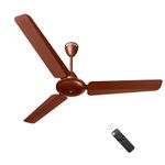 atomberg Ameza 1200mm BLDC Ceiling Fan with Remote Control | BEE 5 star Rated Energy Efficient Ceiling Fan | High Air Delivery | 1+1 Year Warranty (Gloss Brown)