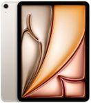 Apple iPad Air 11-inch (M2): Liquid Retina Display, 128 GB, Landscape 12MP Front Camera/12MP Back Camera, Wi-Fi 6E + 5G Cellular with eSIM, Touch ID — Starlight