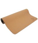 Everyday Yoga Non Slip Exercise & Fitness Mat - Eco Friendly, Anti-Tear, 3-7mm Thickness for Yoga, Pilates & Floor Workouts - Natural Cork with Rubber