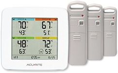 AcuRite 01094M Temperature & Humidity Station with 3 Indoor/Outdoor Sensors