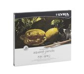 LYRA Rembrandt Aquarell, Fine Art Watercolour Pencil Set, 24 Assorted Colours, For Professionals & Students