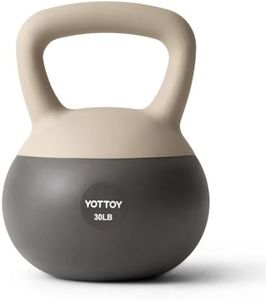 YOTTOY Soft Kettlebells, 30 lb kettlebell with Anti-Slip Base & Impact-Resistant Design - Perfect for Strength Training Kettlebells Weightlifting, Personal Training